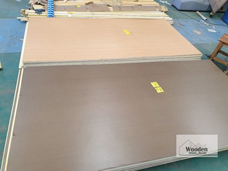WPC Technology Board ไม้เทียม แผ่นหินเทียม หินวีเนียร์ ตกแต่งบ้าน ตกแต่งผนัง Material: Pvc Resin & Calcium Powder & WPC Size: L2440mm* W1220mm* H5mm