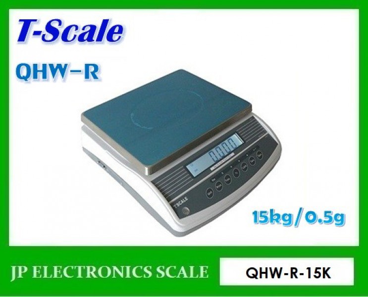 เครื่องชั่งดิจิตอล 15kg ตาชั่งดิจิตอล ความละเอียด0.5g ยี่ห้อ TSCALE รุ่น QHW-R-15kg