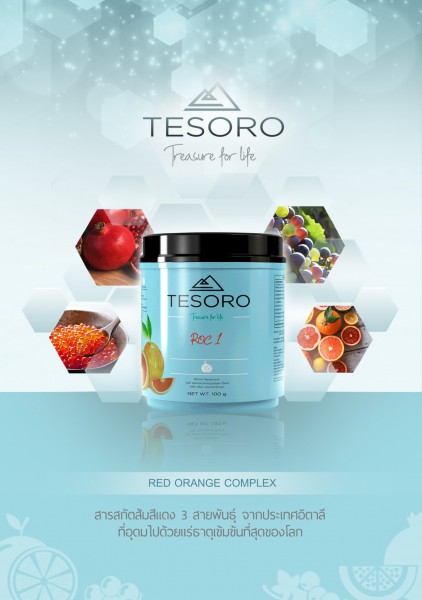 TESORO Collagen Drink (ROC1) ผลิตภัณฑ์เพื่อดูแลสุขภาพผิวของคุณ