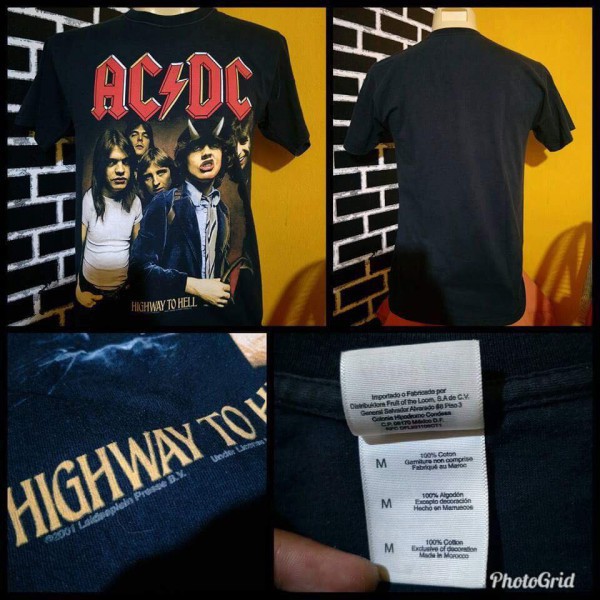 เสื้อวง AC/DC ตอกปี 2001