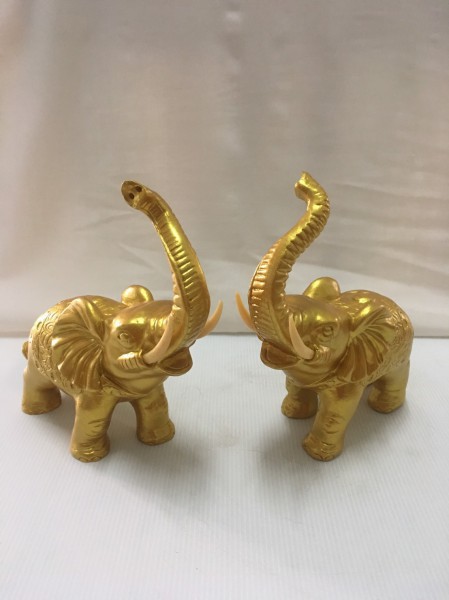 ช้างชูงวง สีทอง