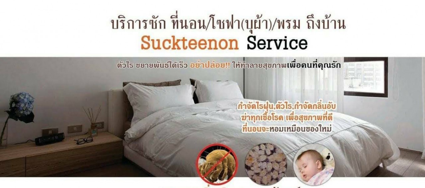 Suckteenon_Service 🛌 ให้บริการทำความสะอาดที่นอน-รับซักที่นอน กำจัดคราบเปื้อนที่นอนทุกชนิด