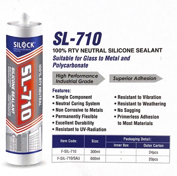 Silock SL-710 ซิลิโคน100% ชนิดไร้กรด
